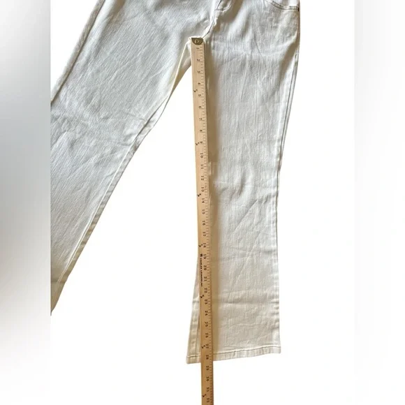 Women’s White Bootcut J. Jill Jeans Stretchy 2P Petite Jeggings - Picture 4 of 6